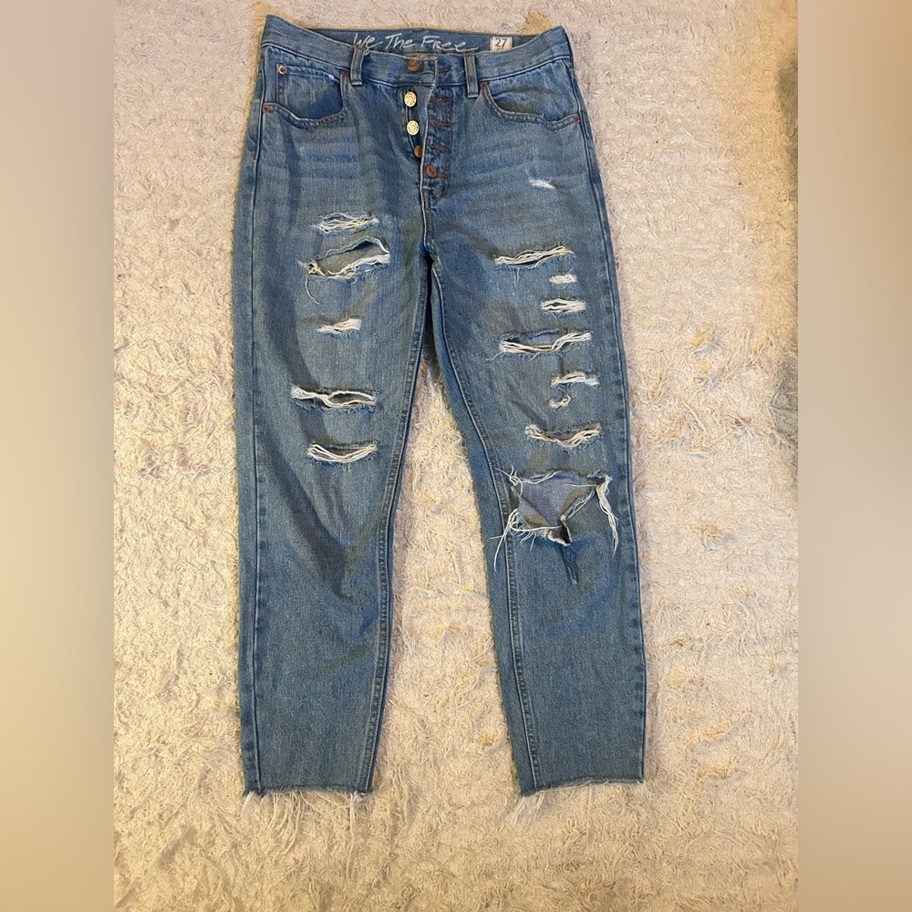 We the Free Regular High Rise Free People Jeans Sz 27